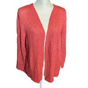 Alexandra & Oak Knit Coral Sweater Cardigan